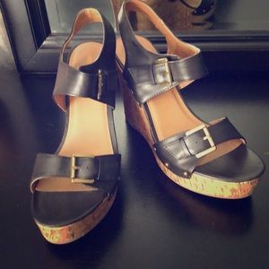 Black and Tan wedges